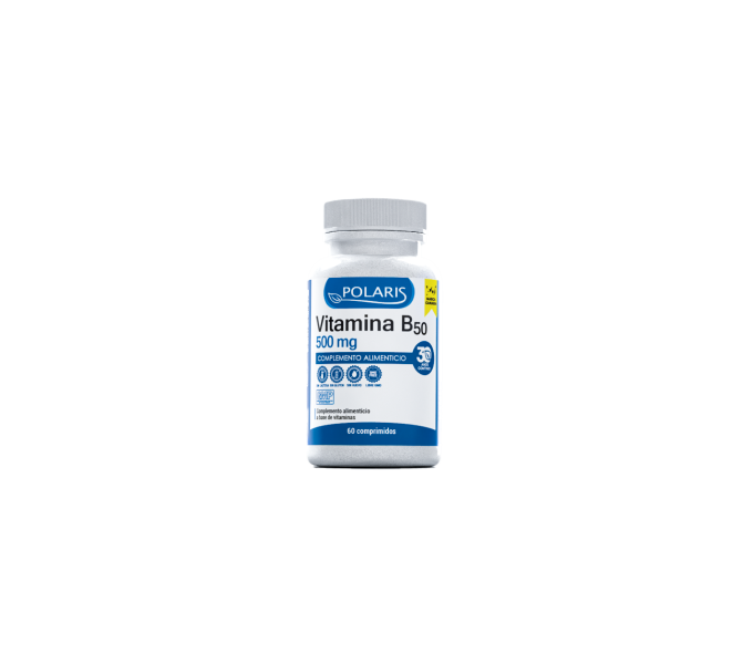 vitamina b50 60 comp polaris  las vitaminas b1, b2, b3 y b6 contribuyen al funcionamiento | farmacia coliseum