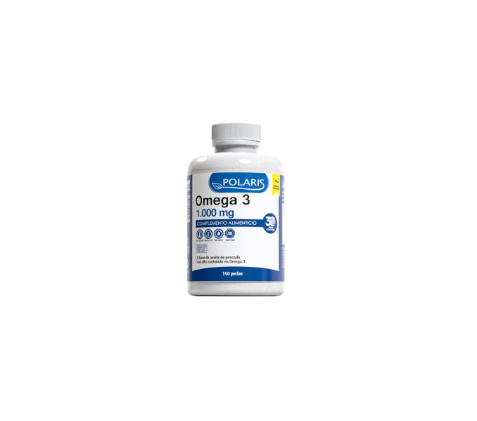omega 3 1000 mg 150 perlas polaris  el epa y dha contribuyen a mantener los niveles normales de | farmacia coliseum