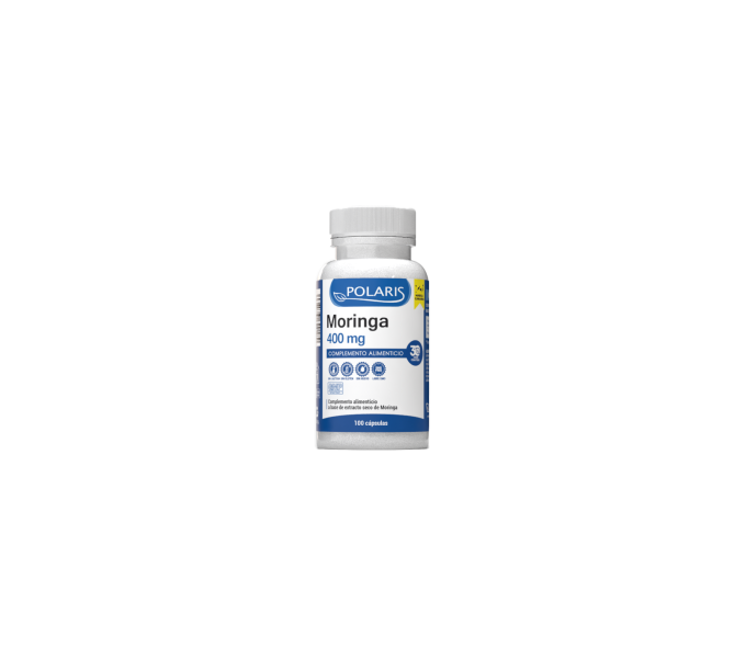moringa 100 cap polaris  alto contenido de proteína, fibra, minerales, aminoácidos, | farmacia coliseum