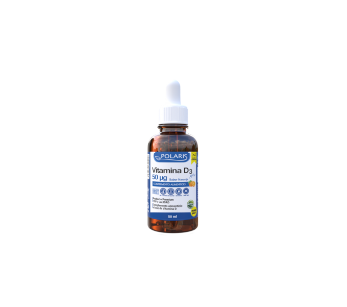 vitamina d3 2000 ui / 3 gotas 50 cc polaris  contribuye al normal funcionamiento del sistema inmunitario | farmacia coliseum