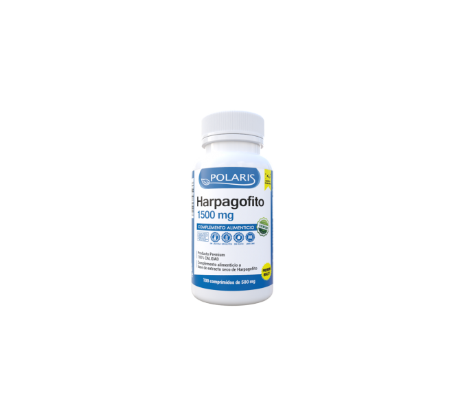 harpagofito 1500 mg 100 comp polaris  analgésico, antiinflamatorio y digestivo | farmacia coliseum