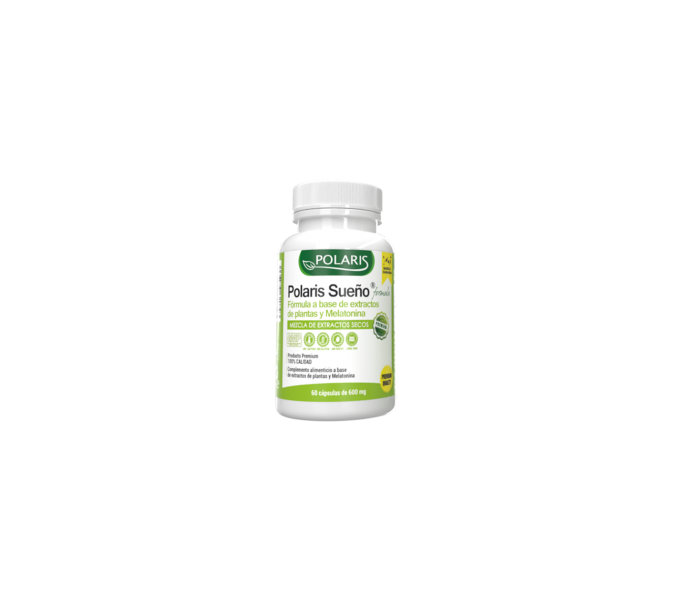 sueño formula 60 cap polaris  favorece al fisiológico bienestar del sueño | farmacia coliseum