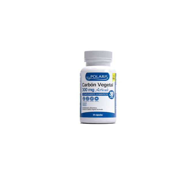 carbon vegetal activado 50 cap polaris  contribuye a la protección de las células frente al daño | farmacia coliseum