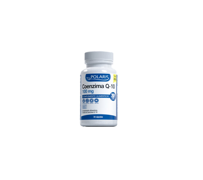 coenzima q10 100 mg 30 cap polaris  ayuda a neutralizar los radicales libres producidos por las | farmacia coliseum