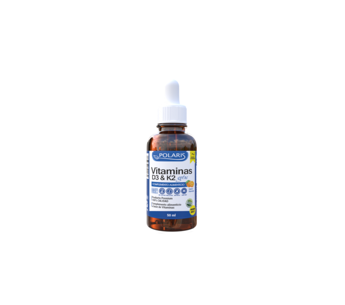 vitamina d3 1000 ui + k2 90 mcg 50 cc polaris  combinación que contribuye al mantenimiento de los huesos | farmacia coliseum