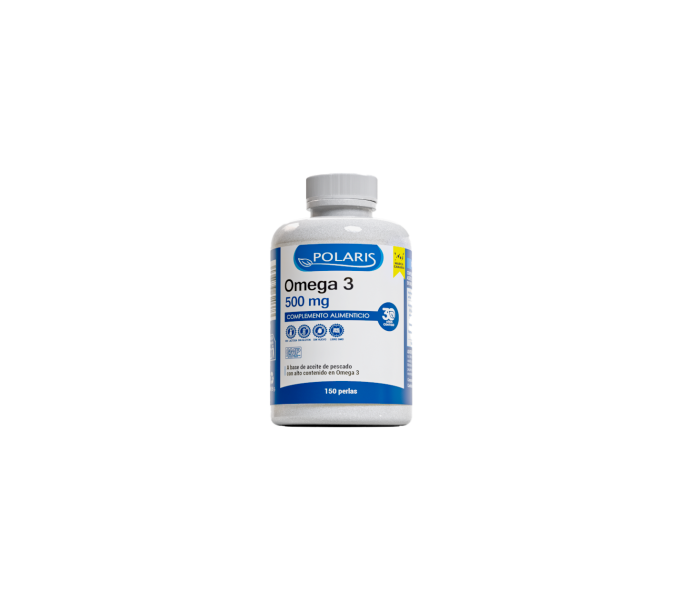 omega 3 500 mg 150 perlas polaris  los ácidos eicosapentaenoico y docosahexaenoico contribuyen | farmacia coliseum