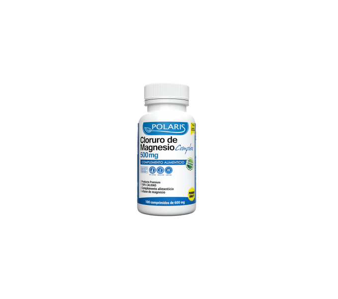 magnesio cloruro 500 mg 100 comp polaris  contribuye a una digestión normal | farmacia coliseum