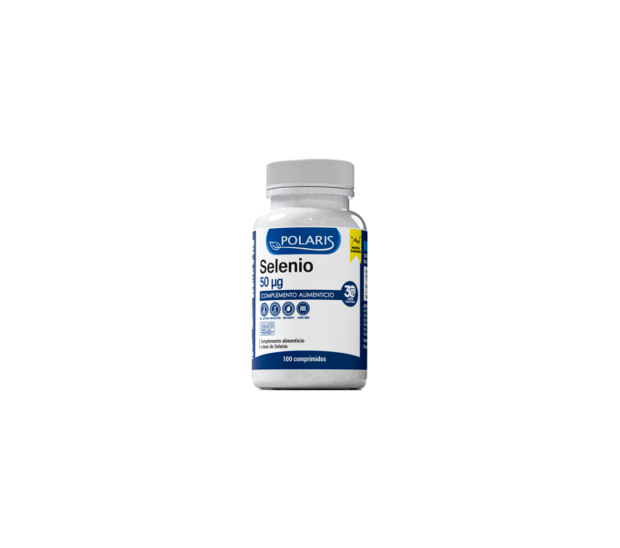 selenio 50 mcg 100 comp polaris  contribuye a la espermatogénesis normal, a la protección de | farmacia coliseum