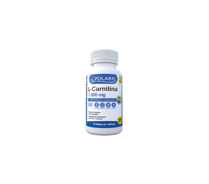 carnitina 1000 mg 50 comp polaris  promueve la salud cardiovascular y contribuye a aumentar la | farmacia coliseum