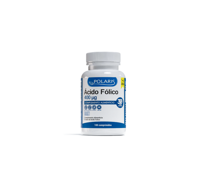 folico acido 400 mcg 100 como polaris  los folatos contribuyen al funcionamiento normal del | farmacia coliseum