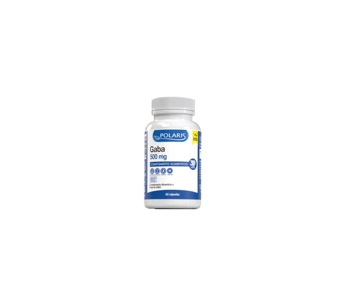 gaba 500 mg 60 cap polaris  aminoácido conocido por su importancia en el buen | farmacia coliseum