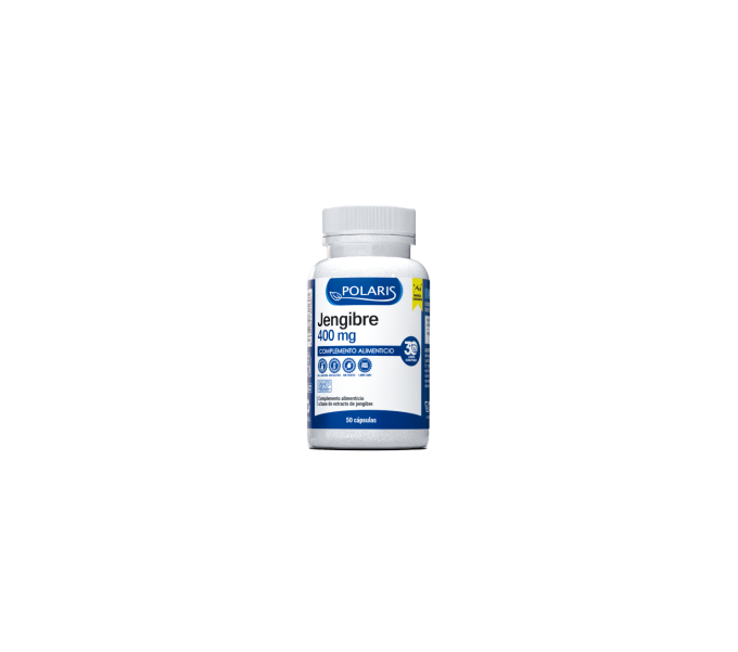 jengibre 50 cap polaris  ayuda a la digestión y contribuye a la función intestinal | farmacia coliseum