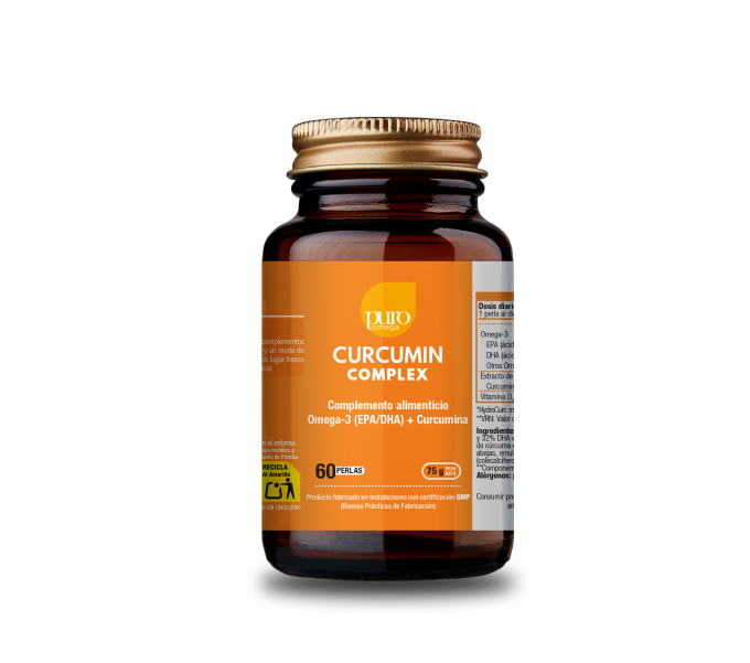 Comprar online CURCUMIN COMPLEX 60 PERLAS PURO OMEGA BEPS - Coliseum