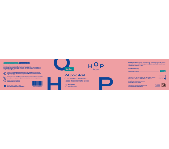 Comprar R-LIPOIC ACID 60 CAP HOP KLAIRE LABS online - Farmacia Coliseum