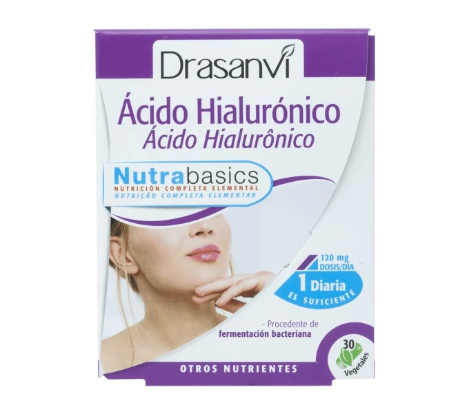 ACIDO HIALURONICO 30 CAP NUTRABASICS DRASANVI