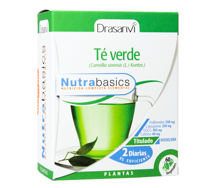 Comprar online TE VERDE 60 CAP NUTRABASICS DRASANVI