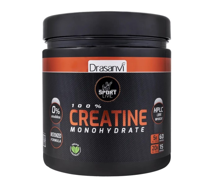 CREATINA MONOHIDRATO 80MESH 300 GR SPORT LIVE DRASANVI