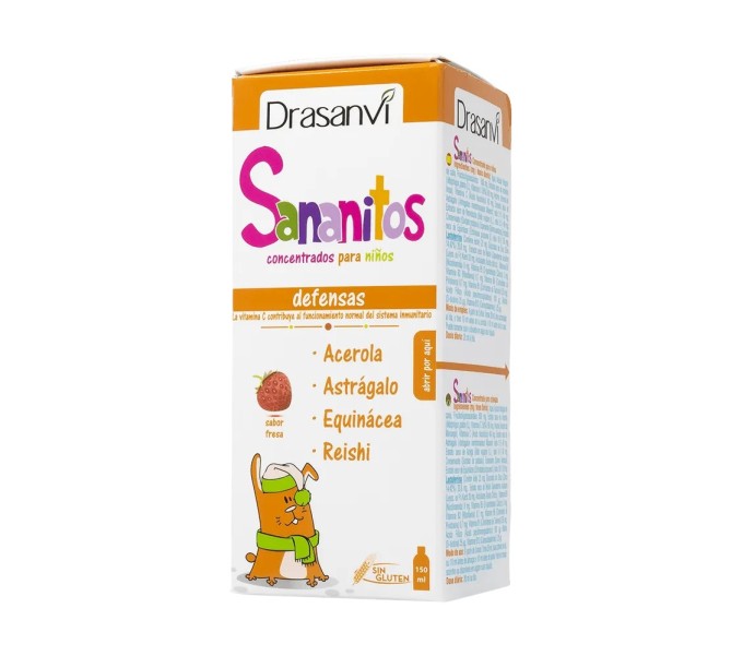Comprar online SANANITOS DEFENSAS JARABE 150 CC DRASANVI