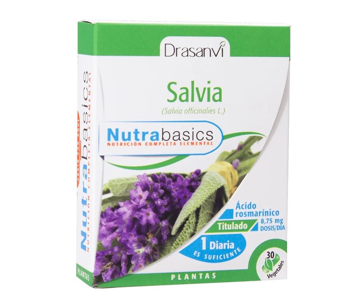 Comprar online SALVIA 30 CAP NUTRABASICS DRASANVI