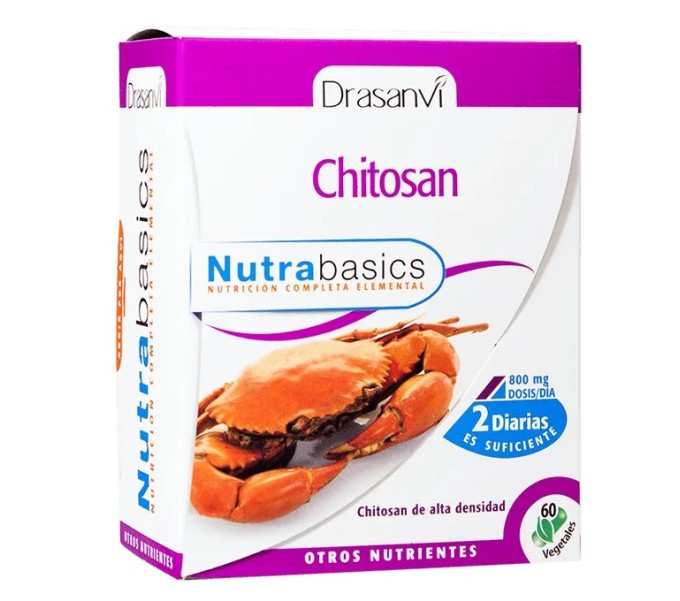 Comprar online CHITOSAN 60 CAP NUTRABASICS DRASANVI