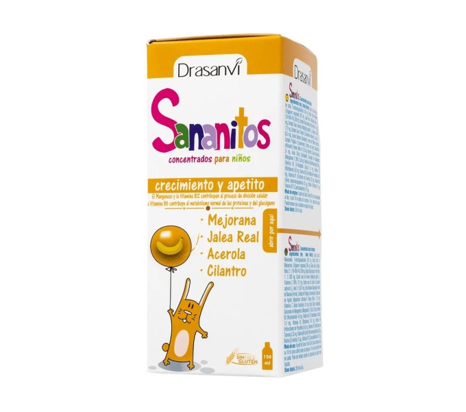 SANANITOS APETITO CRECIMIENTO JARABE 150 CC DRASANVI