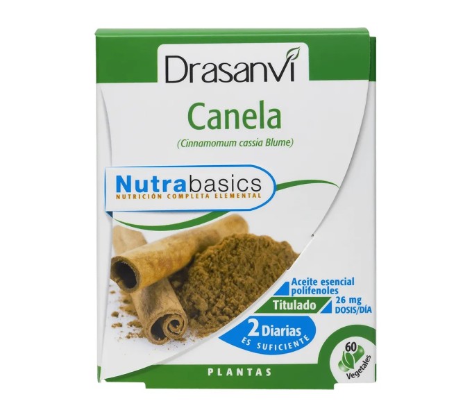 CANELA 60 CAP NUTRABASICS DRASANVI Farmacia Coliseum