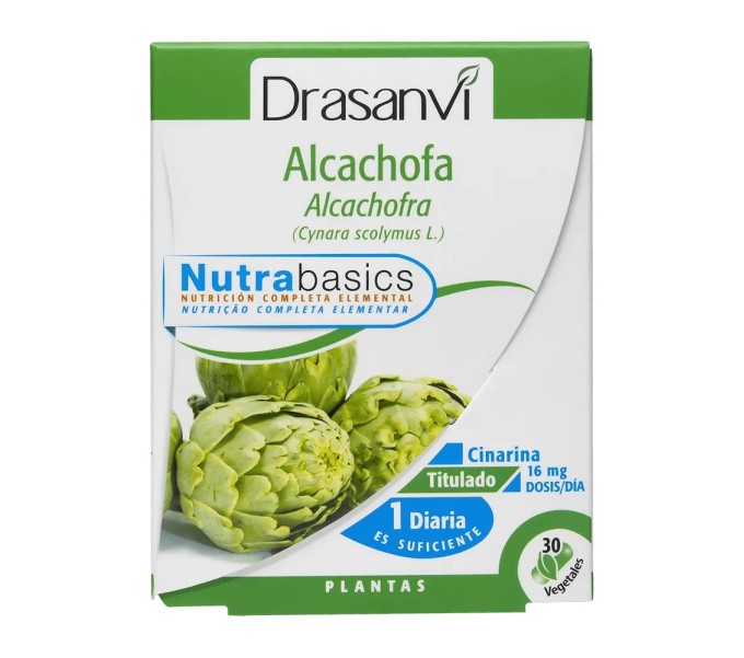 Comprar online ALCACHOFA 30 CAP NUTRABASICS DRASANVI