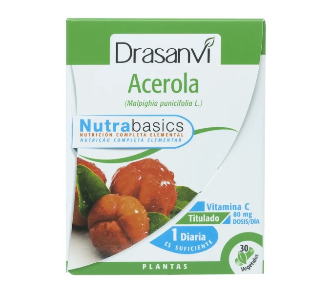 ACEROLA 30 CAP NUTRABASICS DRASANVI Farmacia Coliseum