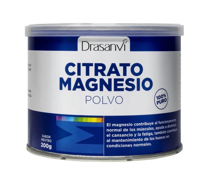 MAGNESIO CITRATO MINERAL POLVO 200 GRS DRASANVI
