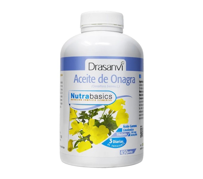 ONAGRA ACEITE 500 MG 450 PERLAS NUTRABASICS DRASANVI