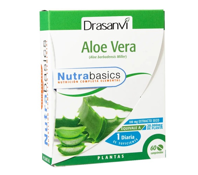 NUTRABASICS ALOE VERA 60 COMP DRASANVI Farmacia Coliseum