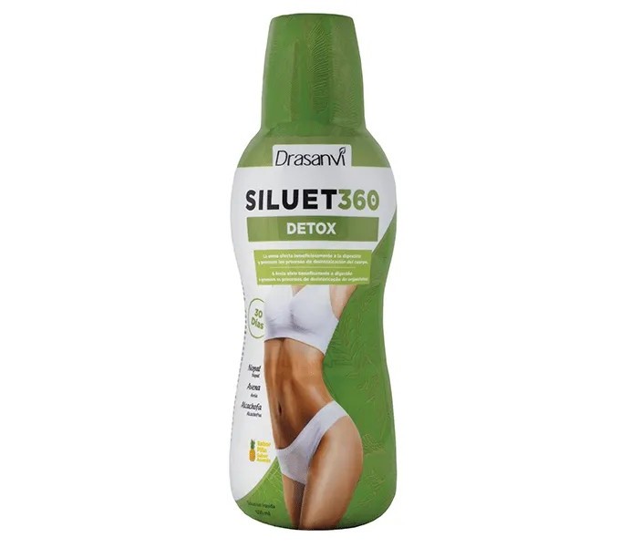 SILUET 360º DETOX 600 ML SABOR PIÑA DRASANVI