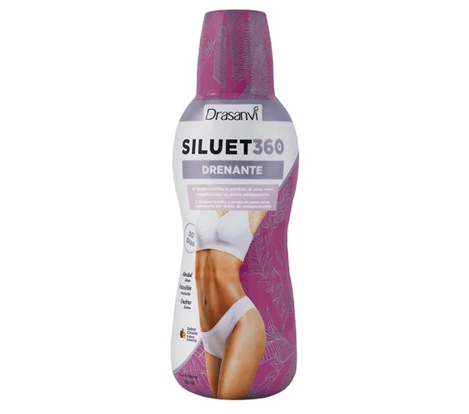 SILUET 360º DRENANTE 600 ML SABOR CIRUELA DRASANVI