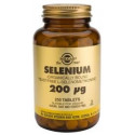 SELENIO 200 MCG 100 COMP SIN LEVADURA SOLGAR