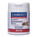 CANELA (CINNAMON) 2500MG 60 COMP LAMBERTS