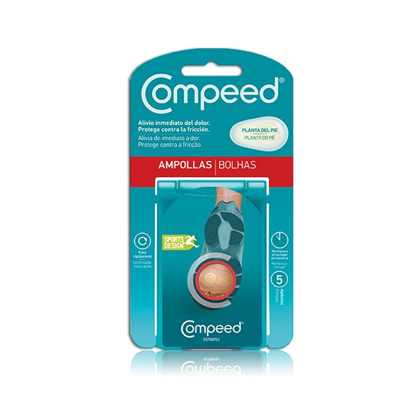 COMPEED AMPOLLAS PLANTA DEL PIE 5 UNIDADES
