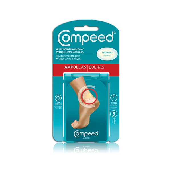 COMPEED AMPOLLAS-HERID MEDIANAS 5 UNIDADES