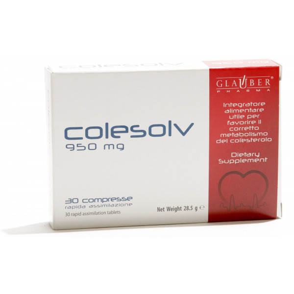 COLESOLV 30 COMP GLAUBER PHARMA