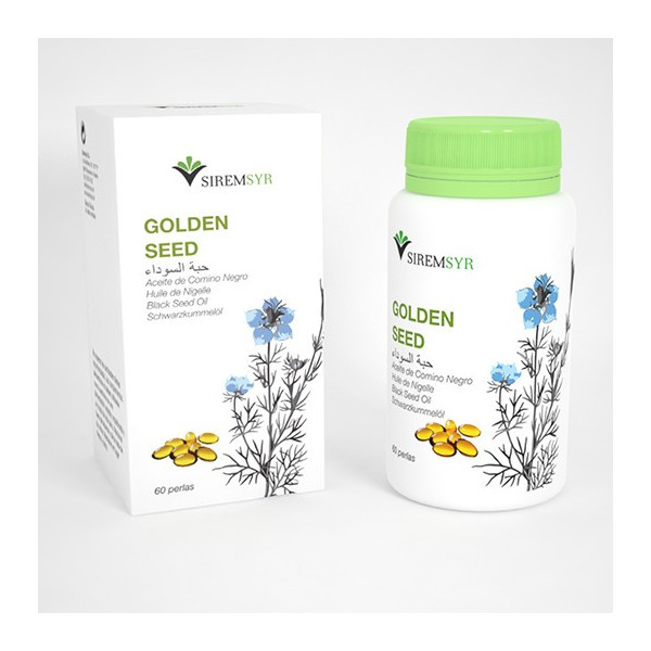 GOLDEN SEED ACEITE COMINO NEGRO 60 PERLAS SIREMSYR