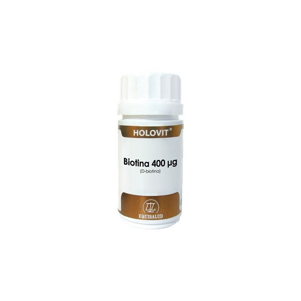 HOLOVIT BIOTINA 400 MCG 50 CAP EQUISALUD