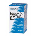 VITAMINA B-5 (PANTOTENATO CALCICO) 750 MG 30 COMP NUTRINAT