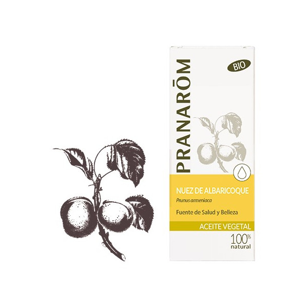 NUEZ DE ALBARICOQUE ACEITE VEGETAL BIO (PRUNUS AMERICANA) 50 CC PRANAROM