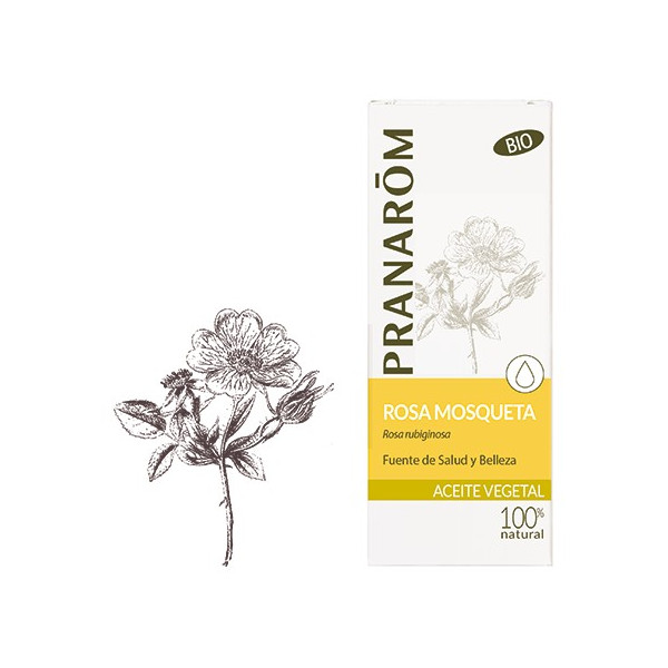 ROSA MOSQUETA ACEITE VEGETAL BIO (ROSA RUBIGINOSA) 50 CC PRANAROM