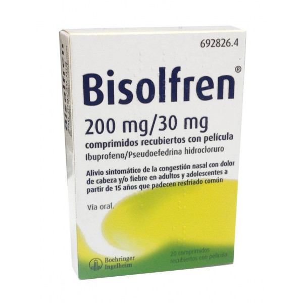 Comprar BISOLFREN 200 MG Recubiertos con Película