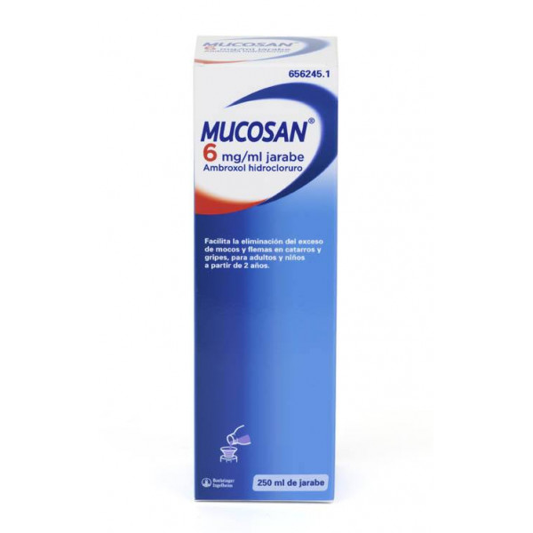 Comprar online MUCOSAN 6 mg/ ml JARABE  250ML - Farmacia Coliseum