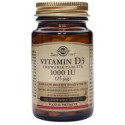 VITAMINA D3 1000 UI (25 MCG) COLECALCIFEROL 100 COMP MASTICABLES SOLGAR