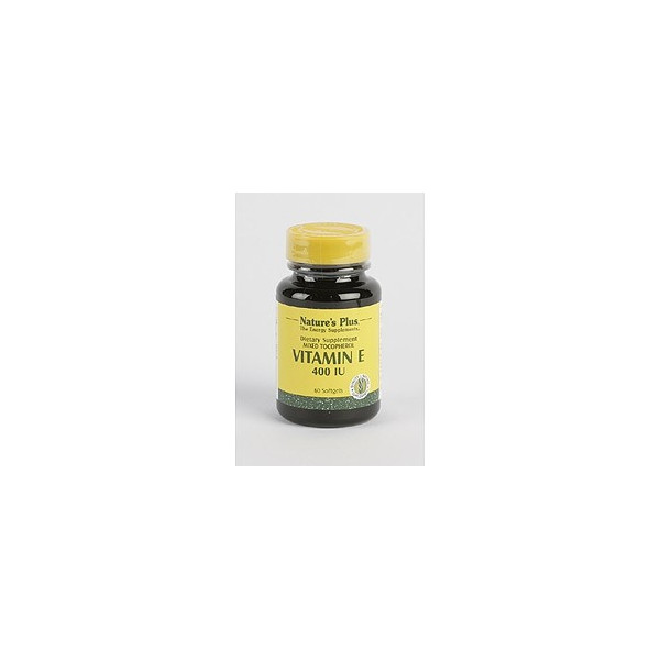Comprar online VITAMINA E MEZCLA 400 UI 60 PERLAS NATURE'S PLUS