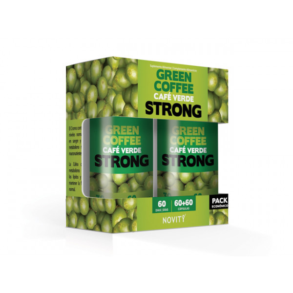 Comprar CAFE VERDE STRONG PACK ECONOMICO 60+60 CAP DIETMED online