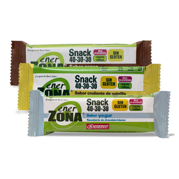Comprar online ENERZONA SNACK 30 BARRITAS CHOCO (1 BLOQUE) - Coliseum