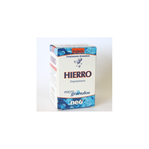 Comprar HIERRO MICROGRANULOS 50 CAP NEO PHO online - Coliseum